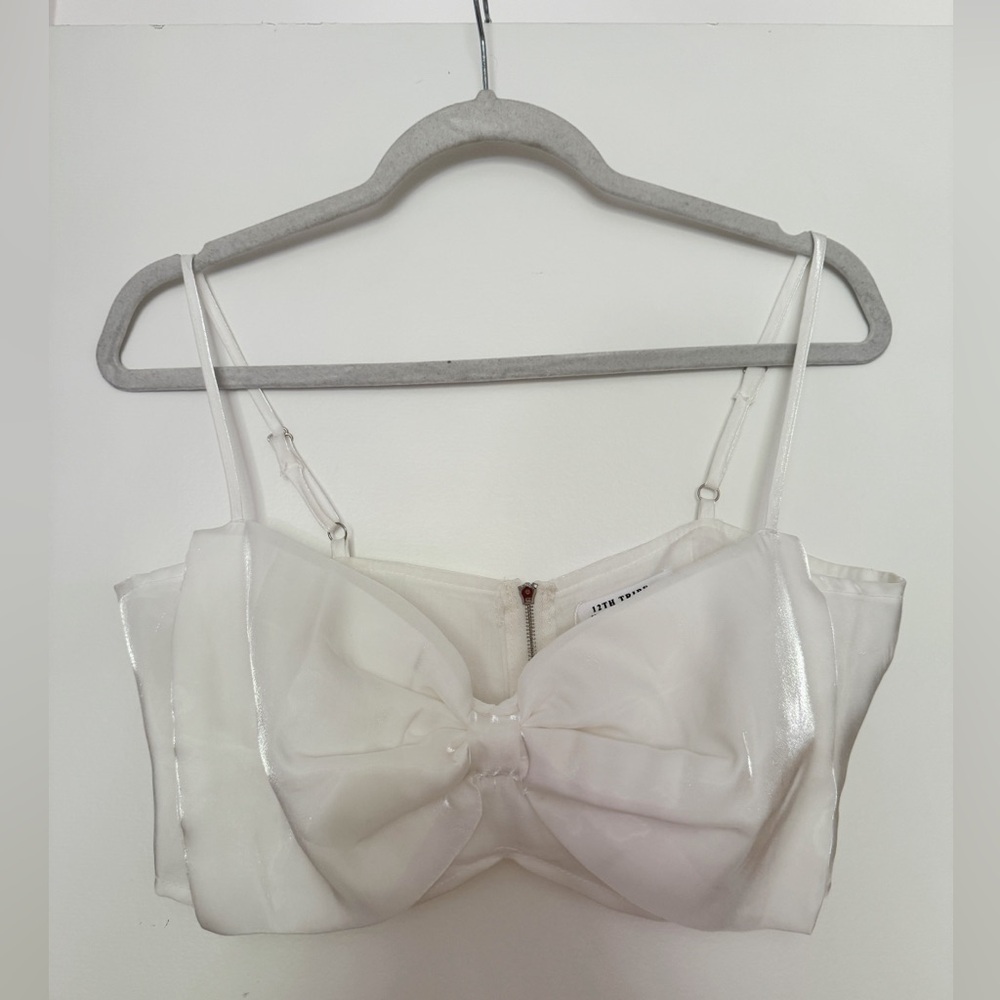 12th Tribe Molly Bow Top in Ivory